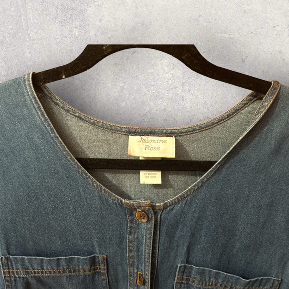 Vintage Jasmine Rose Cotton Maxi Dress - Picture 2 of 4